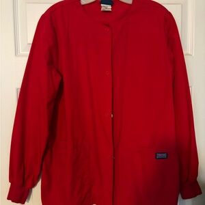 Red Scrub Jacket